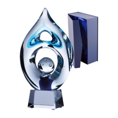 9. Trofeum szklane z etui