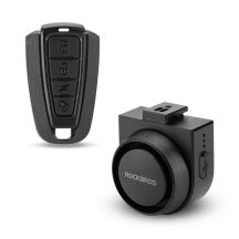 Dzwonek rowerowy Rockbros A2 z alarmem 115 dB z pilotem USB-C - czarny