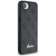 4. Etui Guess 4G Script Logo MagSafe na iPhone 16e - czarne
