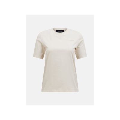 Koszulka damska PEAK PERFORMANCE W Original Small Logo Tee kolor beżowy