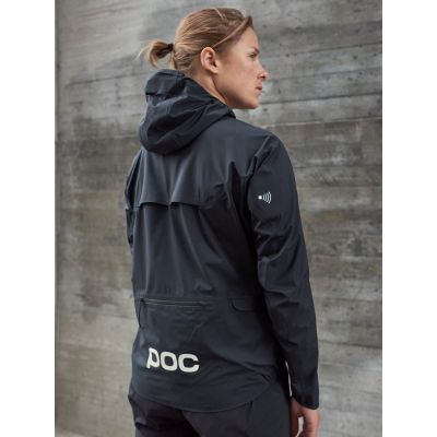 4. Kurtka rowerowa damska POC Signal All-weather jacket - uranium black