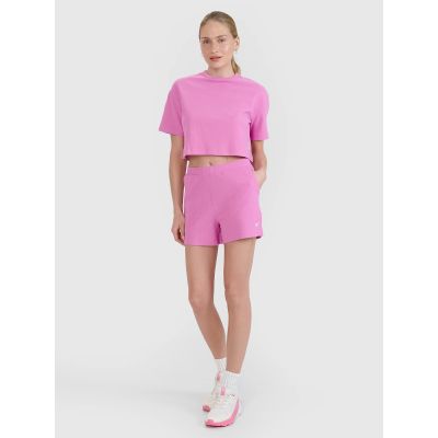 2. Damski t-shirt crop top 4F 4FWSS25TTSHF1977-54S