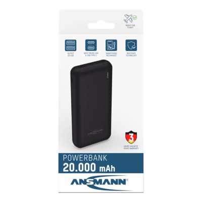 12. Ansmann PB212 Litowo-polimerowy (LiPo) 20000 mAh Czarny