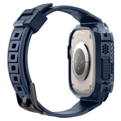 25. Etui Spigen Rugged Armor Pro na Apple Watch Ultra 1 / 2 (49 mm) - granatowe