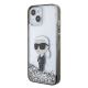 2. Etui Karl Lagerfeld Liquid Glitter Ikonik do iPhone 15 - przezroczyste