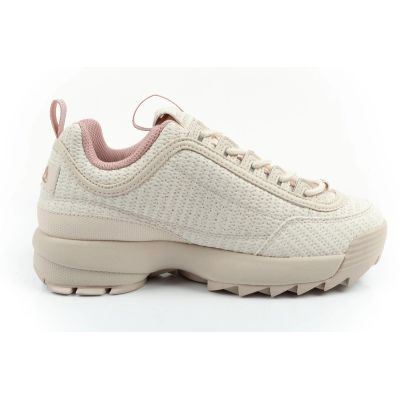 4. Fila Disruptor buty damskie sportowe sneakersy modne beżowe wygodne