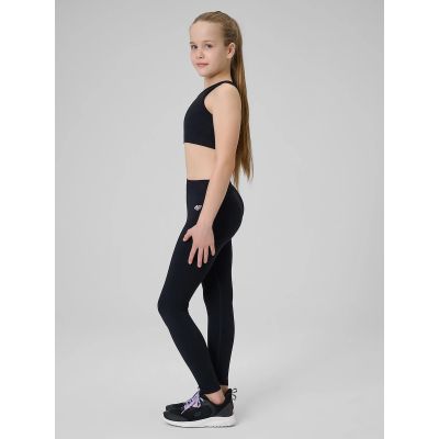 4. Legginsy sportowe bezszwowe dziewczęce 4F 4FJRSS26TFTIF518-20S