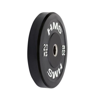 2. Talerz olimpijski HMS BLACK BUMPER 20 kg BBR20 