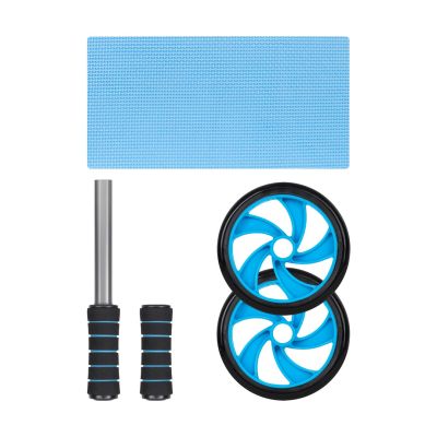 6. REBEL ACTIVE KÓŁKO PODWÓJNE, ROLLER DO ĆWICZEŃ MIĘŚNI BRZUCHA AB WHEEL AB-2 RBA-3061