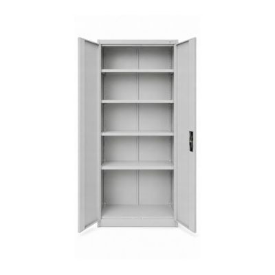 3. Iron Mate Szafa metalowa garażowa MARS 185 x 90 x 45 Szara RAL7035