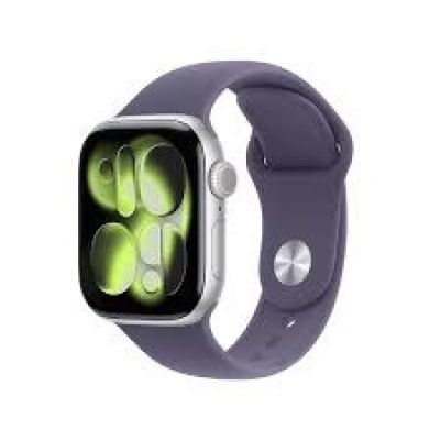 Apple Watch Series 11 GPS 42mm Silver Aluminium Case with Purple Fog Sport Band - M/L