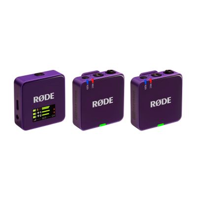2. RODE Wireless GO III Purple - system mikrofonów bezprzewodowych (fioletowy)