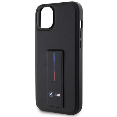 6. Etui BMW Grip Stand Hot Stamp na iPhone 14 / 15 / 13 - czarne