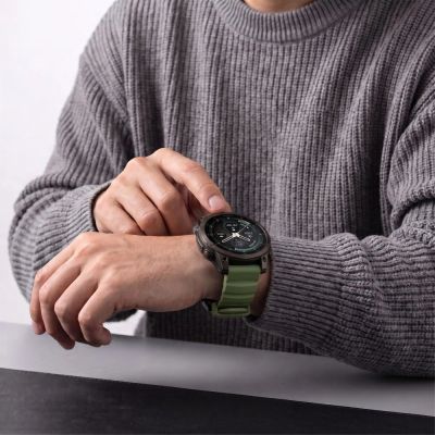 8. Pasek Tech-Protect Motion na Garmin Fenix 5X / 5X Plus / 6X / 6X Pro / 7X / 8 / 8 Pro / 9 / 9 Pro (47 mm) - zielony