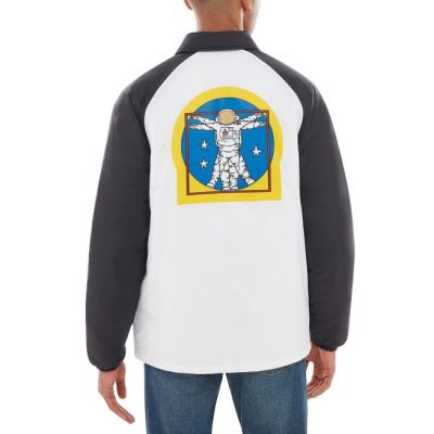 4. Kurtka męska Vans X Space Voyager NASA Torrey Padded MTE White/Black - VN0A3HXZWUZ