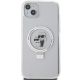 3. Etui Karl Lagerfeld Ring Stand Karl&Choupettte MagSafe na iPhone 15 Plus / 14 Plus 6.7" - białe