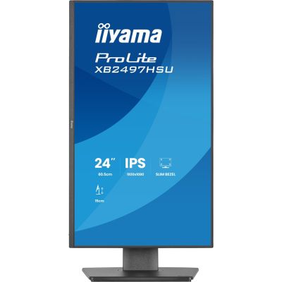4. iiyama ProLite XB2497HSU-B1 monitor komputerowy 60,5 cm (23.8") 1920 x 1080 px Full HD LED Czarny