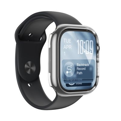 8. Etui ochronne AMAZINGTHING Minimal na Apple Watch Series 11 46mm - przeroczyste