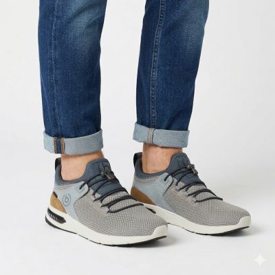 5. Buty sportowe męskie sneakersy szare Bugatti 342-65860-6969-5211