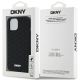 8. Etui DKNY 3D Rubber Repeat Pattern na iPhone 15 Plus - czarne