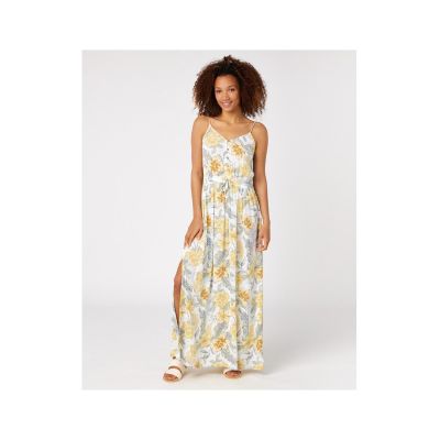 7. Sukienka RIP CURL Always Summer Long Dress biały