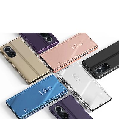 5. Clear View Case etui Huawei nova 9 pokrowiec z klapką czarne