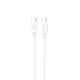 Kabel Dudao L4C USB-C / USB-C 30W 2m - biały