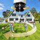 8. Kamera zewnętrzna Dreame Navo Elite 1 Outcam 360° z panelem solarnym - biała