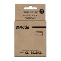 Actis KC-551Bk Tusz (zamiennik Canon CLI-551BK; Standard; 12 ml; czarny)