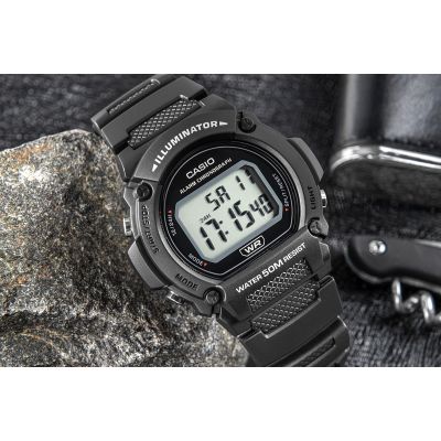 5. Zegarek Męski CASIO W-219H-1AVDF + BOX