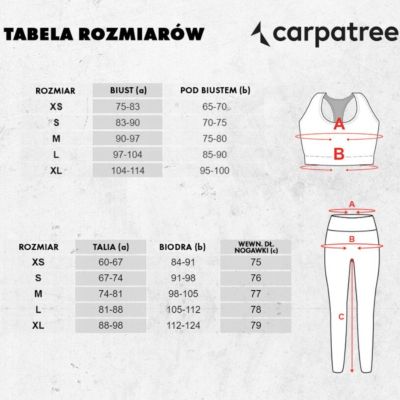 5. Legginsy damskie bezszwowe czarne Carpatree Allure - CP-ASL-SB