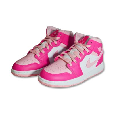 3. Buty dziecięce Air Jordan 1 Mid GS Fierce Pink - FD8780-116