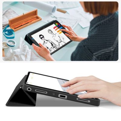 8. Etui TechProtect SmartCase na Samsung Galaxy Tab A9+ / A11+ Plus 11.0 X210 / X215 / X216 / X230 / X235 / X236 - czarne