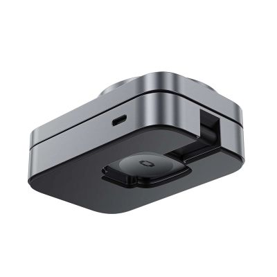 4. Stacja ładująca Acefast E22 3w1 bezprzewodowa indukcyjna kompatybilna z MagSafe - szara