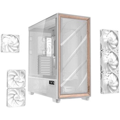 15. Obudowa PC Antec Flux Pro, Full-Tower, E-ATX, Szkło hartowane – biała