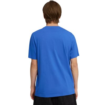 2. Koszulka męska Puma ESS Small No.1 Logo centered Tee niebieska 692912 23