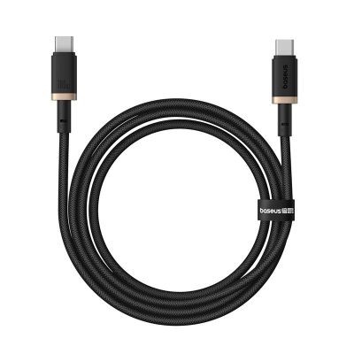 Kabel Baseus Dura Typ C-Typ C 100W 1m czarno-złoty