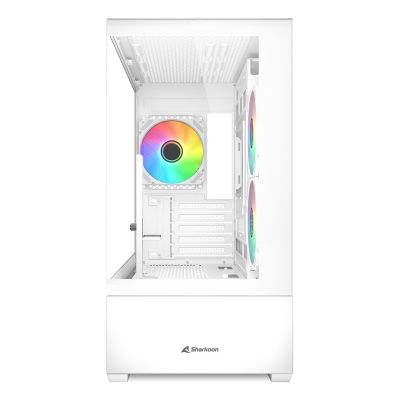 2. Etui do komputera Sharkoon MK6 RGB Micro-ATX 1xGlass białe