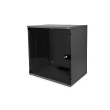 Digitus Szafa sieciowa wisząca 19" 12U rack 540x400, drzwi szyba, szary, niedzielona, niezłożona, 60kg