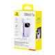 3. Powerbank Baseus EnerFill FC31 20000mAh 45W z wyświetlaczem z kablami USB-C i Lightning - fioletowy