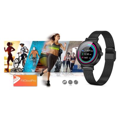 9. Zegarek Damski RUBICON SMARTWATCH RNBE64-3 BLACK