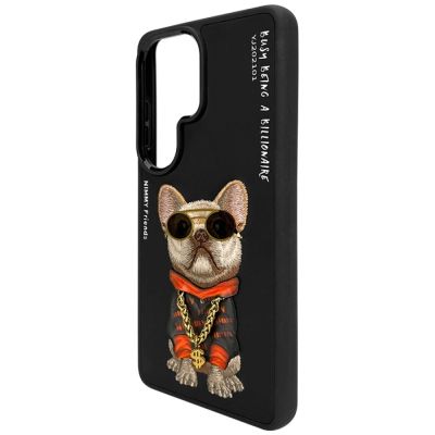 2. Etui Nimmy Glasses Cool Dog na Samsung Galaxy S26 Ultra - czarne