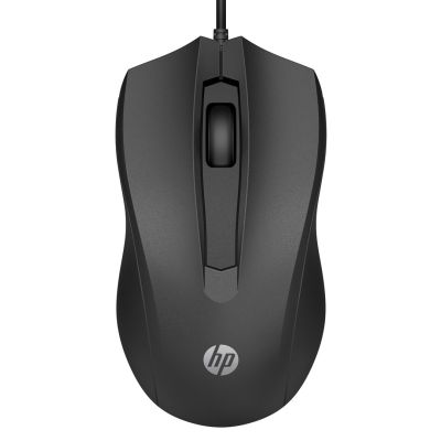 Mysz HP Wired Mouse 100 przewodowa czarna 6VY96AA