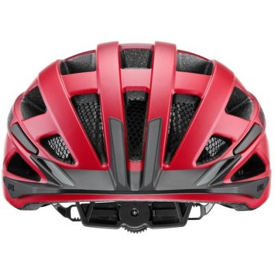4. Kask rowerowy UVEX I-vo 2 56-60cm, red/black matt