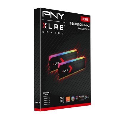 8. PNY MD32GK2D5600036XRGB moduł pamięci 32 GB 2 x 16 GB DDR5 288-pin DIMM