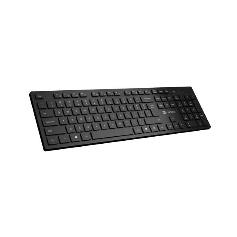 6. NATEC KLAWIATURA BEZPRZEWODOWA HERRING 2.4GHZ SLIM
