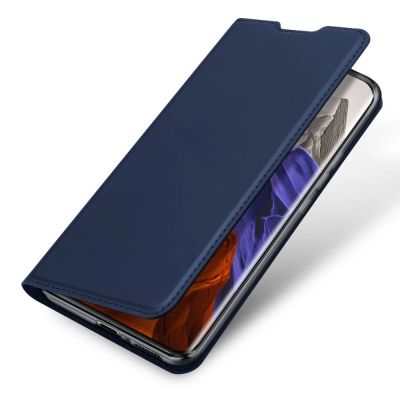 4. DUX DUCIS Skin Pro kabura etui pokrowiec z klapką Xiaomi Mi 11 Pro niebieski