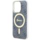 6. Etui Guess IML 4G MagSafe na iPhone 15 Pro Max - niebieskie
