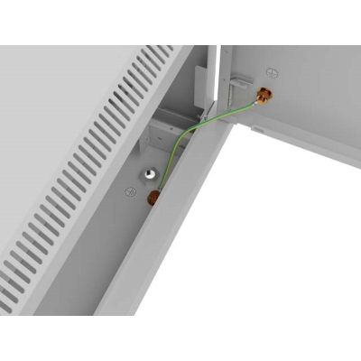 28. LANBERG SZAFA INSTALACYJNA RACK WISZĄCA 19" 4U 600X600 SZARA DRZWI METALOWE (FLAT PACK)