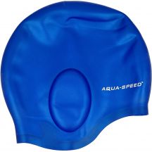 Czepek pływacki firma Aqua-Speed model Ear Cap 01 kolor niebieski